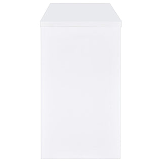 Topanga Engineered Wood Freestanding Home Bar White