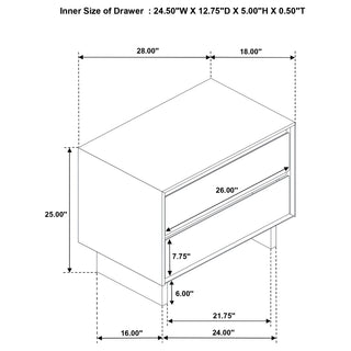 Glenwood 4-piece Queen Bedroom Set Warm Brown