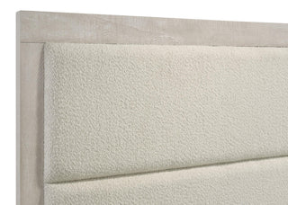 Trenton 54-inch Wood Queen Panel Bed Rustic Cream