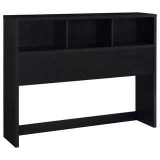 Westpark 49-inch Queen Bookcase Headboard Black