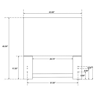 Kosmo Upholstered Twin Panel Headboard Sand