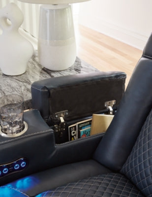 Fyne-Dyme Power Reclining Sofa and Loveseat