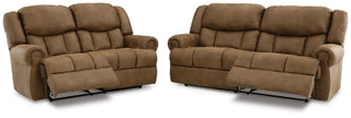 Boothbay Power Reclining Sofa and Loveseat