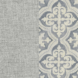 Avonlea Upholstered Sloped Arm Loveseat Grey Fabric