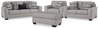 Avenal Park Sofa, Loveseat, Oversized Chair and Ottoman