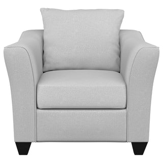 Salizar 3-piece Upholstered Flared Arm Sofa Set Sand