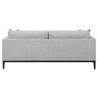 Apperson Upholstered Track Arm Sofa Light Grey