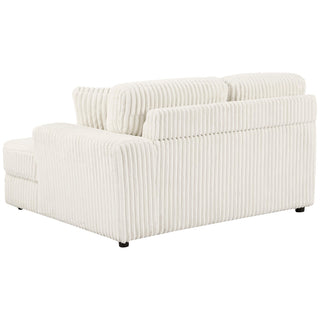 Emberson Upholstered RAF Cuddler Ivory