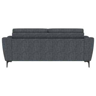 Nolan Upholstered Sloped Track Arm Sofa Charcoal