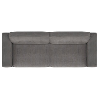 Deerhurst 3-piece Upholstered Track Arm Sofa Set Charcoal