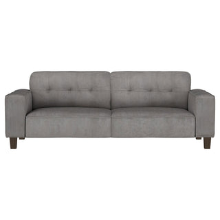 Deerhurst Upholstered Track Arm Tufted Sofa Charcoal
