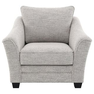 Tomkins 3-piece Boucle Upholstered Sofa Set Light Grey