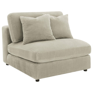 Blaine Upholstered Reversible Chaise Sectional Sofa Sand