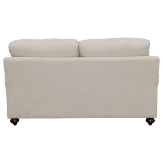 Glenn 2-piece Upholstered Sofa Set Light Grey and Blue