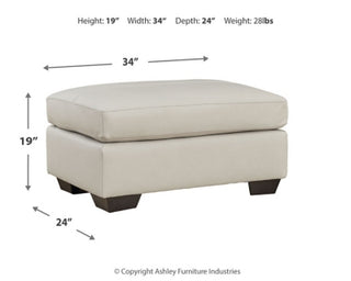 Belziani Oversized Chair and Ottoman