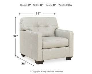 Belziani Oversized Chair and Ottoman