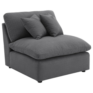 Hobson 5-piece Upholstered Modular Sectional Sofa Charcoal