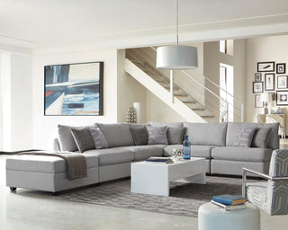 Cambria Upholstered Corner Grey