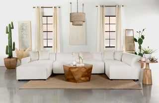 Freddie Upholstered LAF Chair Pearl