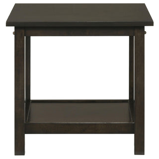 Rachelle 3-piece Rectangular Coffee Table Set Deep Merlot