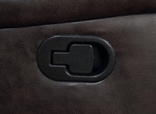 Greer Upholstered Motion Reclining Loveseat Brown