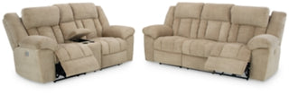 Tip-Off Power Reclining Sofa and Loveseat