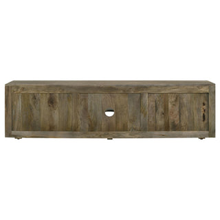 Keese 2-door Wood 70" TV Stand Media Console Mango Brown