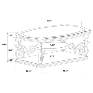 Laney 3-piece Glass Top Coffee and End Table Set Dark Merlot