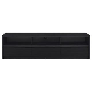 Rutland 78-inch 3-drawer TV Stand Media Console Black
