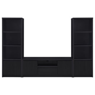 Winfield 3-piece Entertainment Center 60-inch TV Stand Black