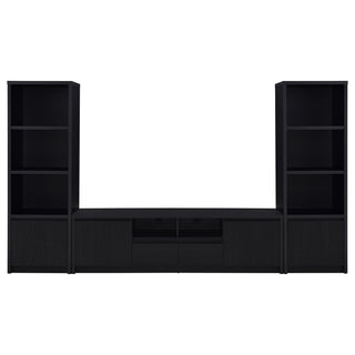 Winfield 78-inch 2-door TV Stand Media Console Black