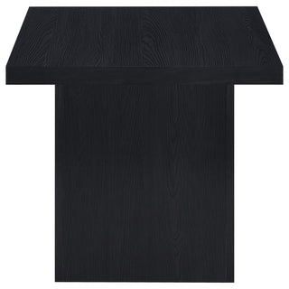 Max Square Engineered Laminate End Side Table Black