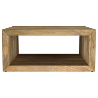 Benton Square Solid Mango Wood Coffee Table Natural