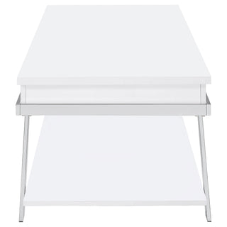 Marcia Rectangular Lift Top Coffee Table White High Gloss