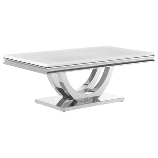 Kerwin 3-piece Rectangular Coffee and End Table Set Chrome