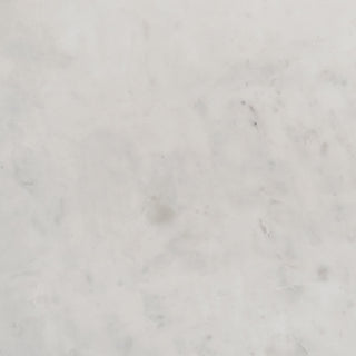 Astoria Round Genuine Marble Side End Table White