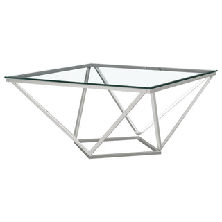 Brittania 3-piece Square Coffee and End Table Set Nickel