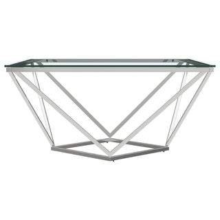 Brittania 3-piece Square Coffee and End Table Set Nickel