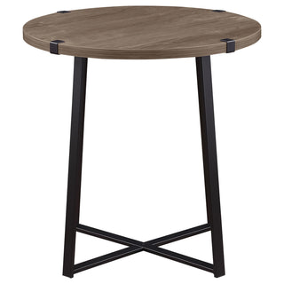 Marcus 3-piece Round Coffee and End Table Set Light Brown