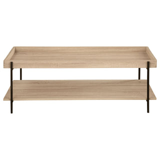 Fallon 2-piece Rectangular Coffee and End Table Set Natural