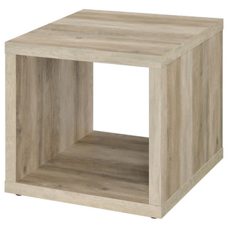Frisco 2-piece Coffee and End Table Set Distressed Pine