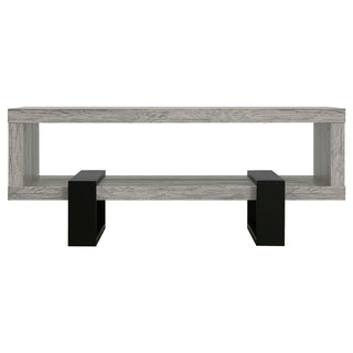 Dinard Engineered Wood Coffee Table Grey Driftwood