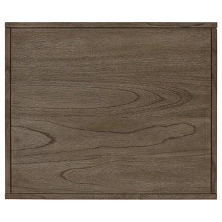 Owen 1-drawer Rectangular Side End Table Wheat Brown