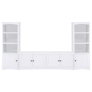 Laughlin 3-piece Entertainment Center TV Stand White