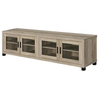 Sachin 3-piece 79" TV Entertainment Center Antique Pine