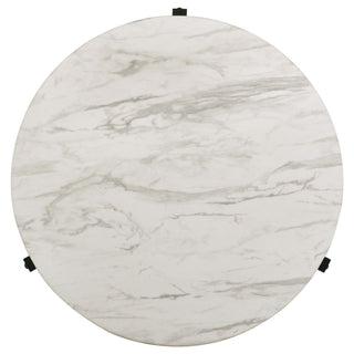Tandi 2-piece Faux Marble Coffee and End Table Set White