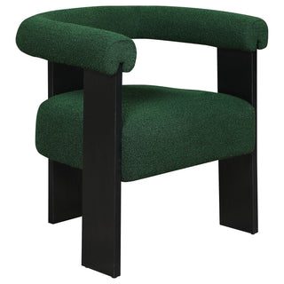 Ramona Boucle Upholstered Accent Side Chair Green