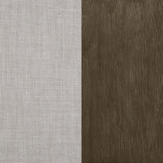 Blanchett Upholstered Bobbin Accent Chair Beige and Natural