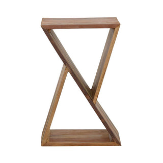 Lily Solid Reclaimed Wood Accent Side Table Natural