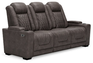 HyllMont Power Reclining Sofa and Loveseat